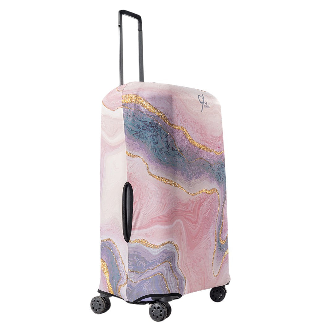 The Nines "Lush Pink Marble" Luggage Cover