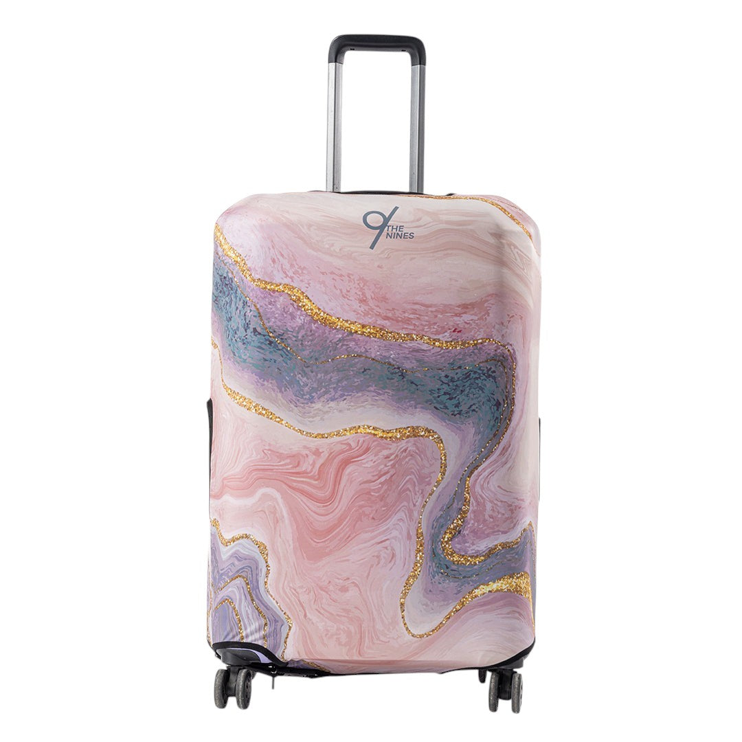 The Nines "Lush Pink Marble" Luggage Cover